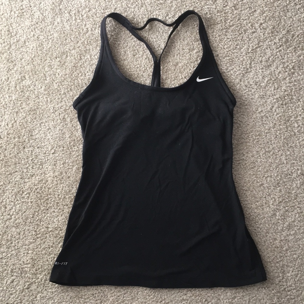 Nike Dri-Fit Black Racerback Tank